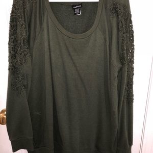 Super cute olive green sweater!